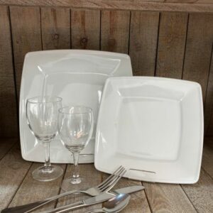 Location KIT FESTIVITÉS (Vaisselle Carrée Design & Couverts Prestige)