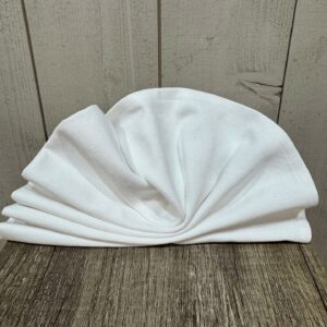 Location Serviette Tissus Blanche 50x50cm – Qualité Hôtelière